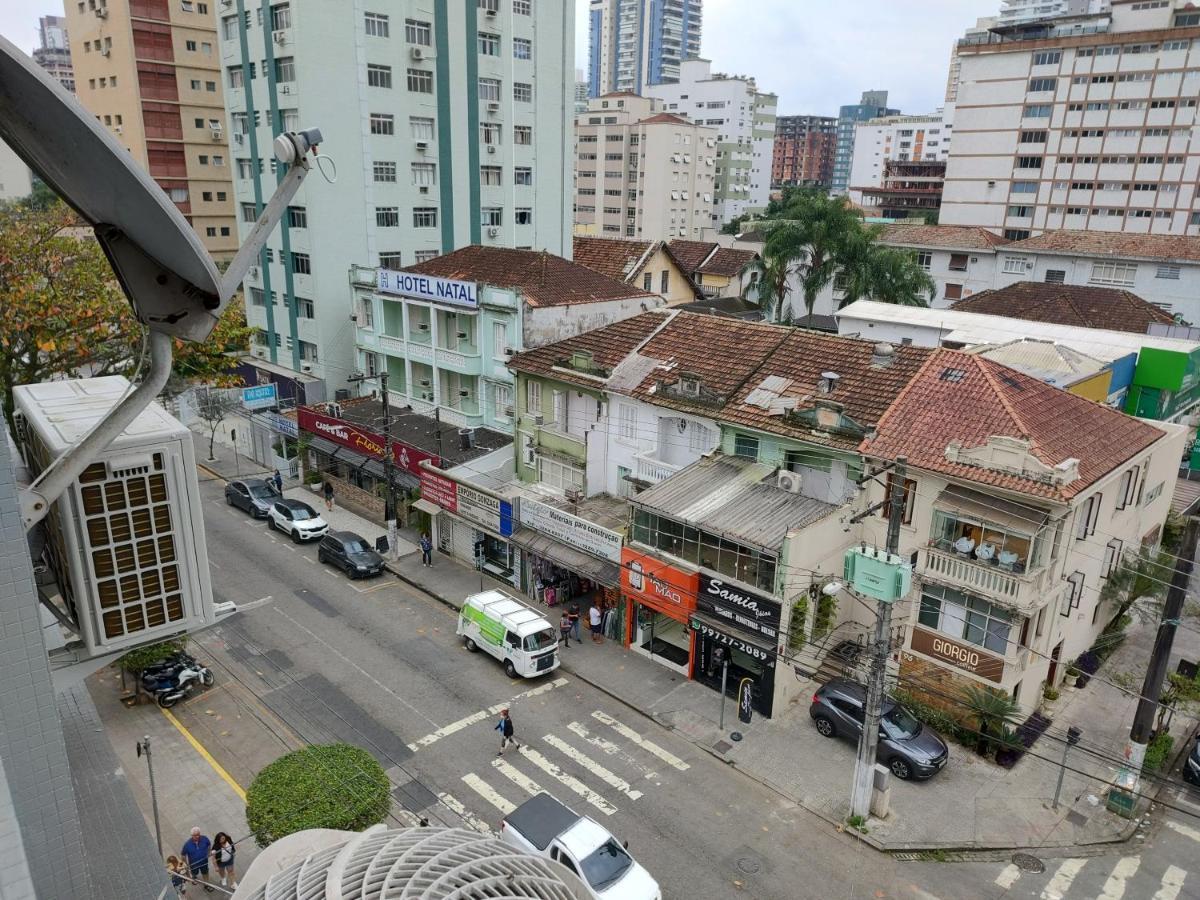 Apartamento Na Praia Do Gonzaga Santos  Kültér fotó