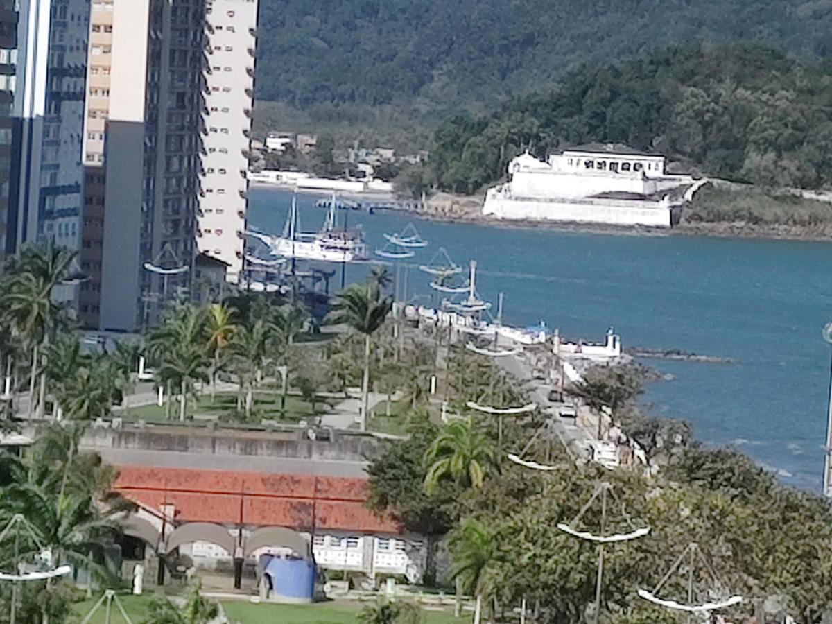 Apartamento Na Praia Do Gonzaga Santos  Kültér fotó